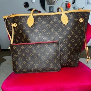 Louis Vuitton Brown Monogram Tote size MM